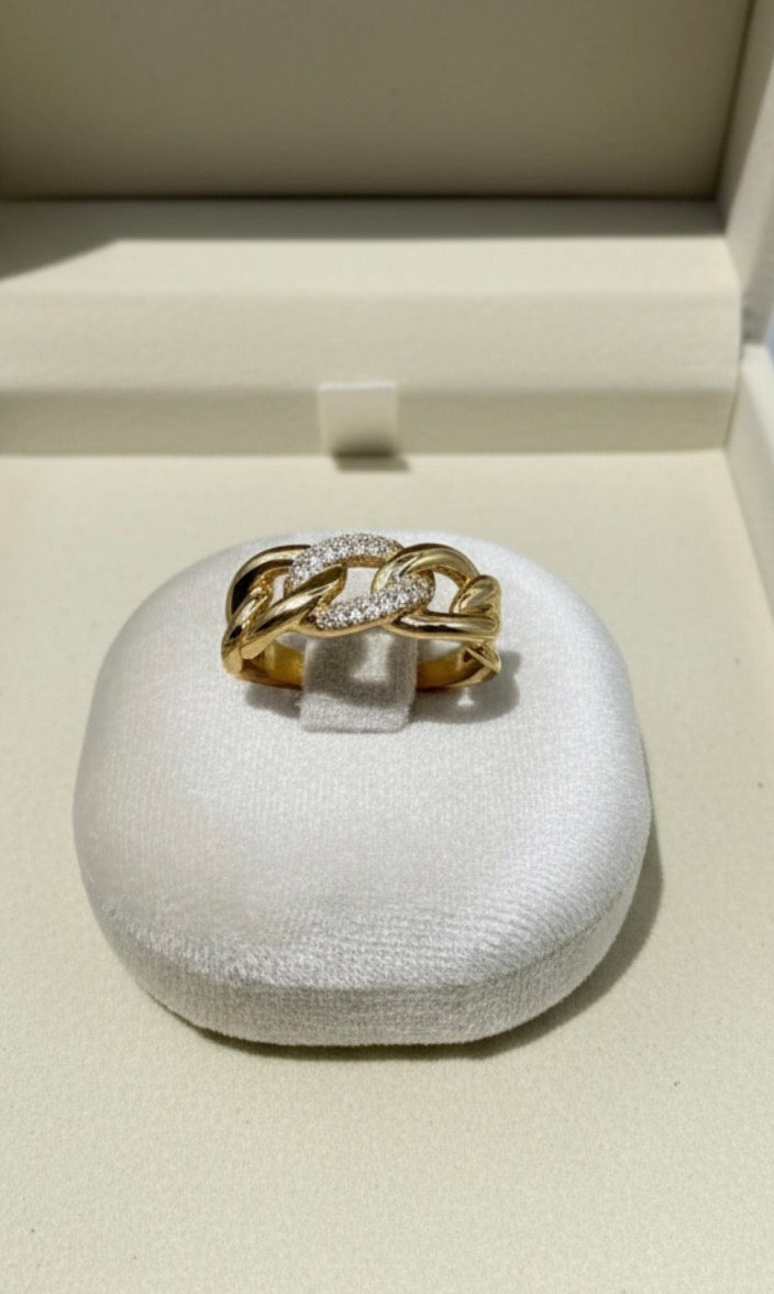 Chain link ring