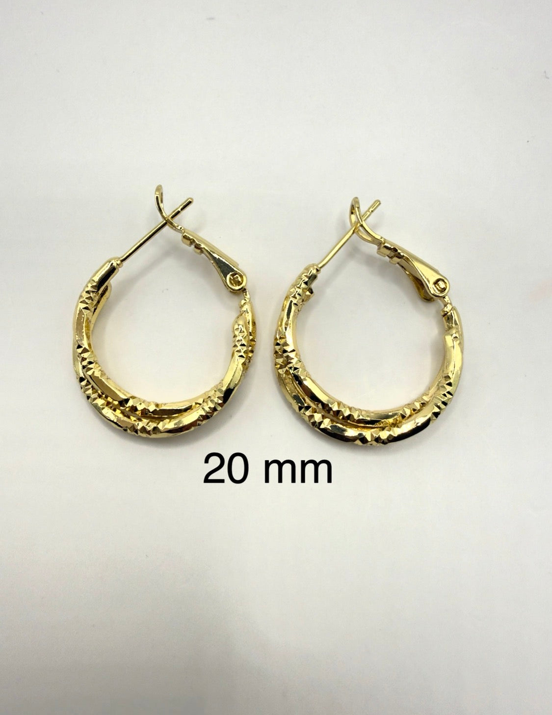 Textured Hoop Earrings
