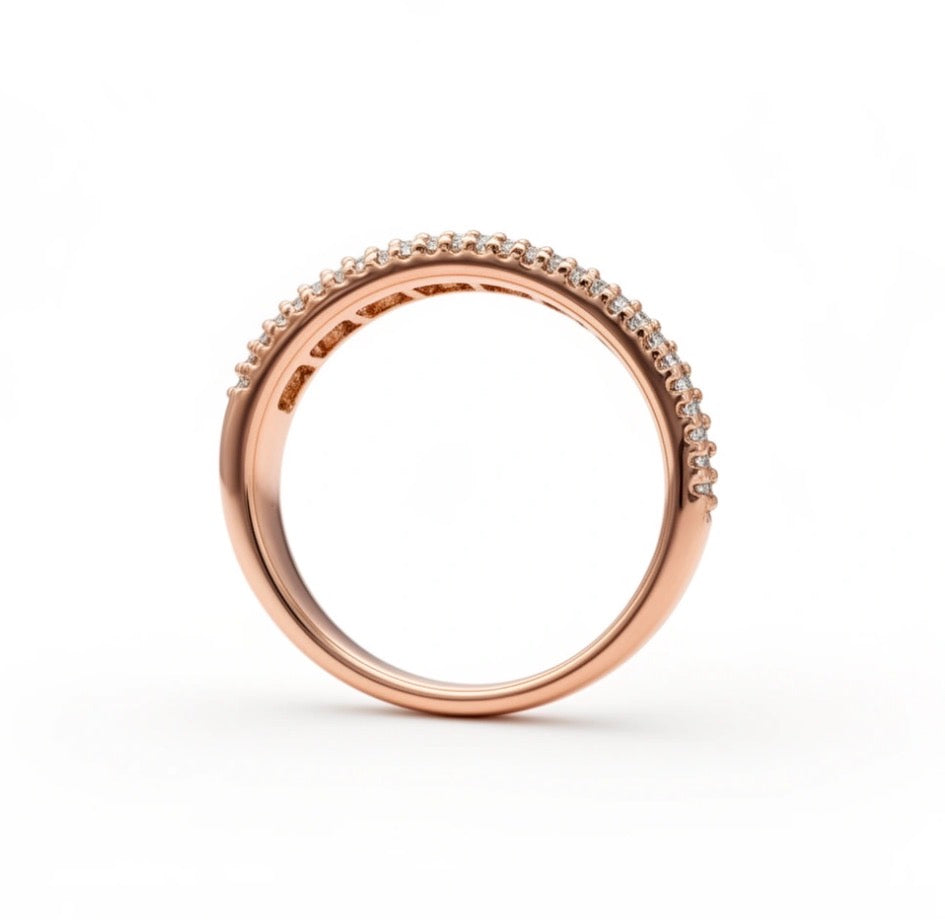 Baguette band ring