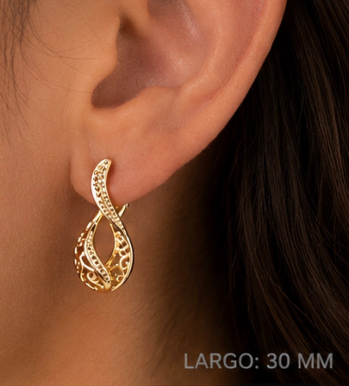 Filigree Teardrop Earrings