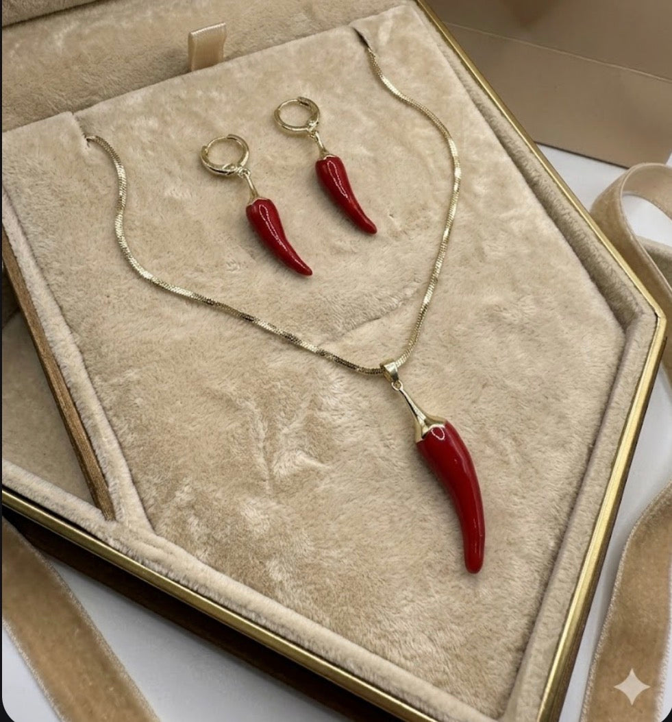 Chili pepper set