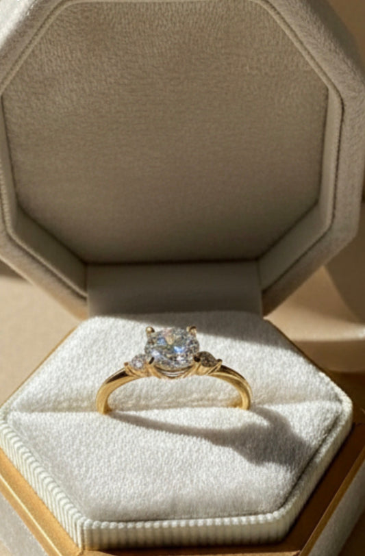 Solitaire Zirconia Ring