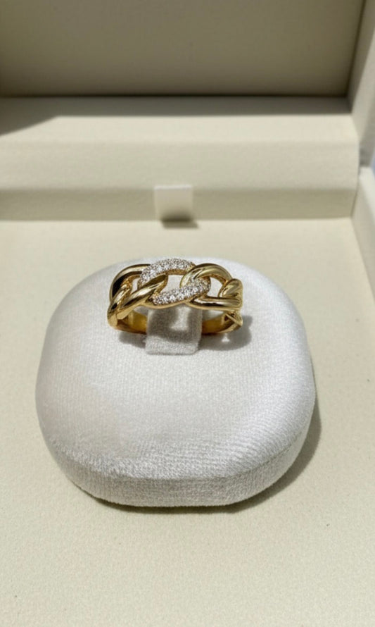 Chain link ring