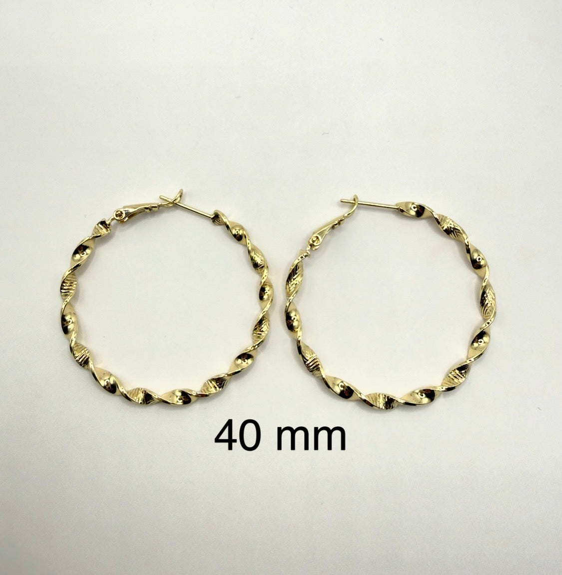 Twisted Hoop Earring