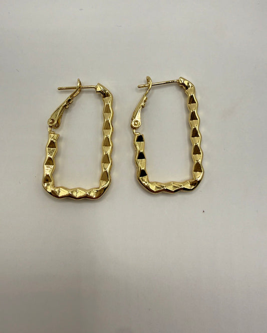 Geometric Hoop Earrings