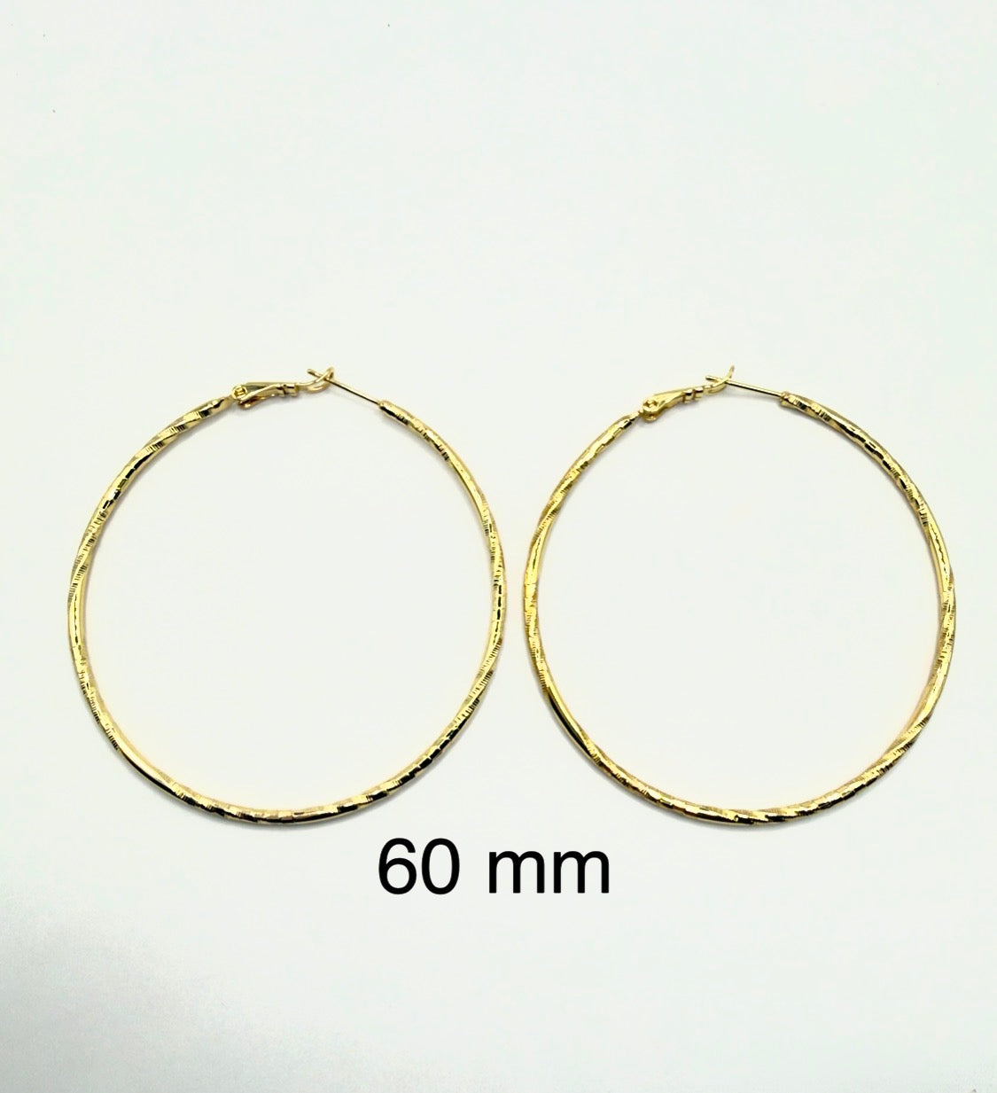 Textured Hoop Earrings