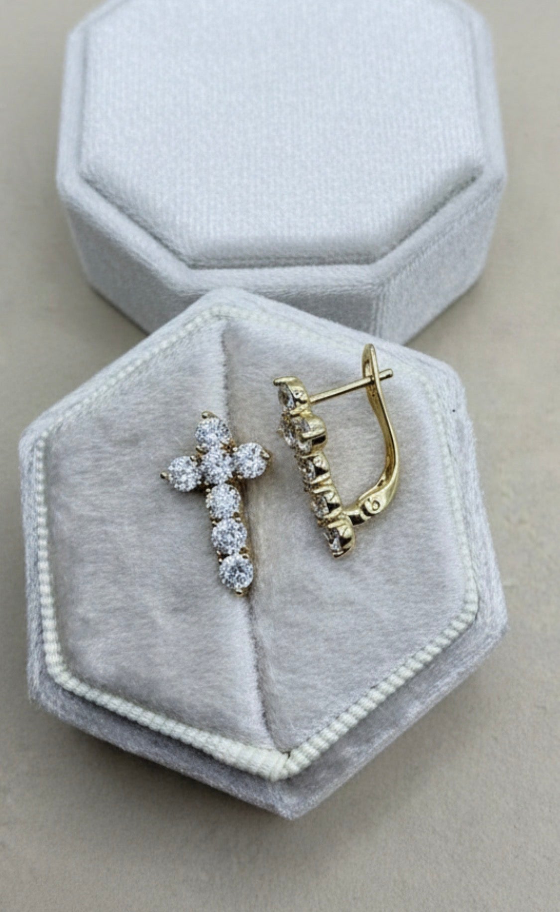 Cross earrings
