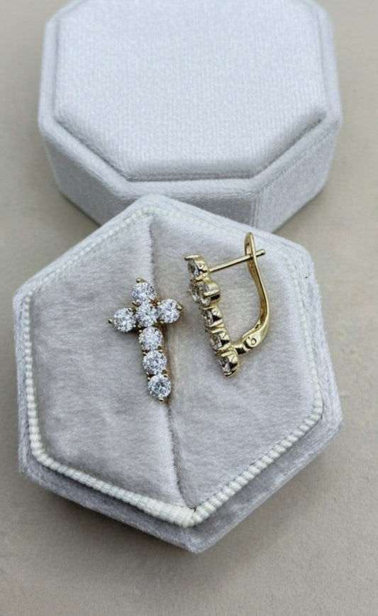 Cross earrings