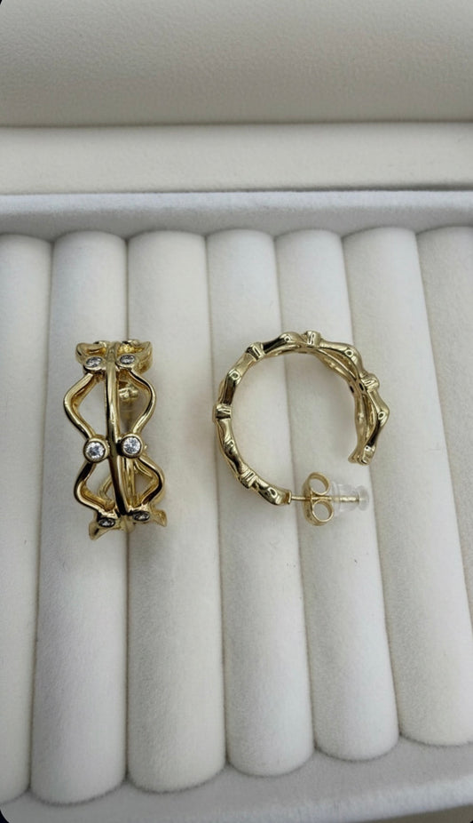 Hoop earrings