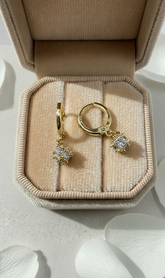 Dangle Huggie Earrings