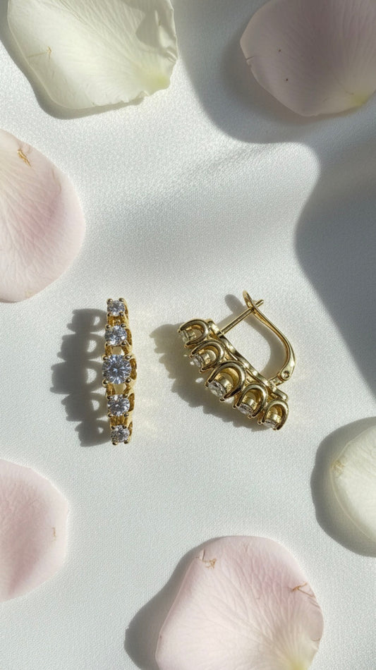 Graduated ZC Stud Earrings