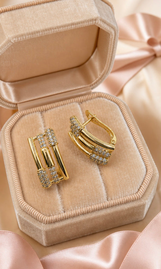 Band Huggie Earrings