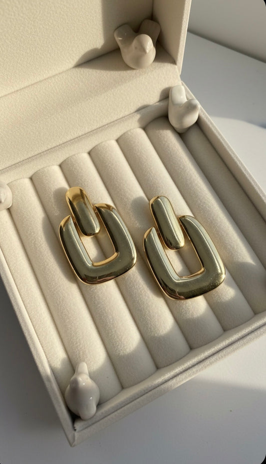 Modern Geometric Statement Earrings