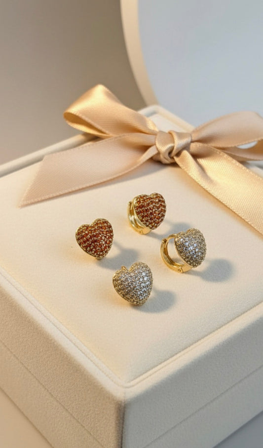 Heart earrings
