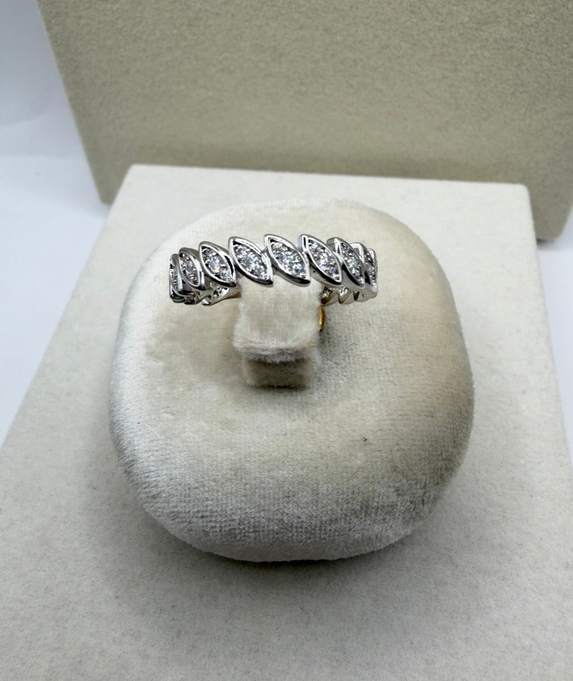Marquise Zirconia Band Ring