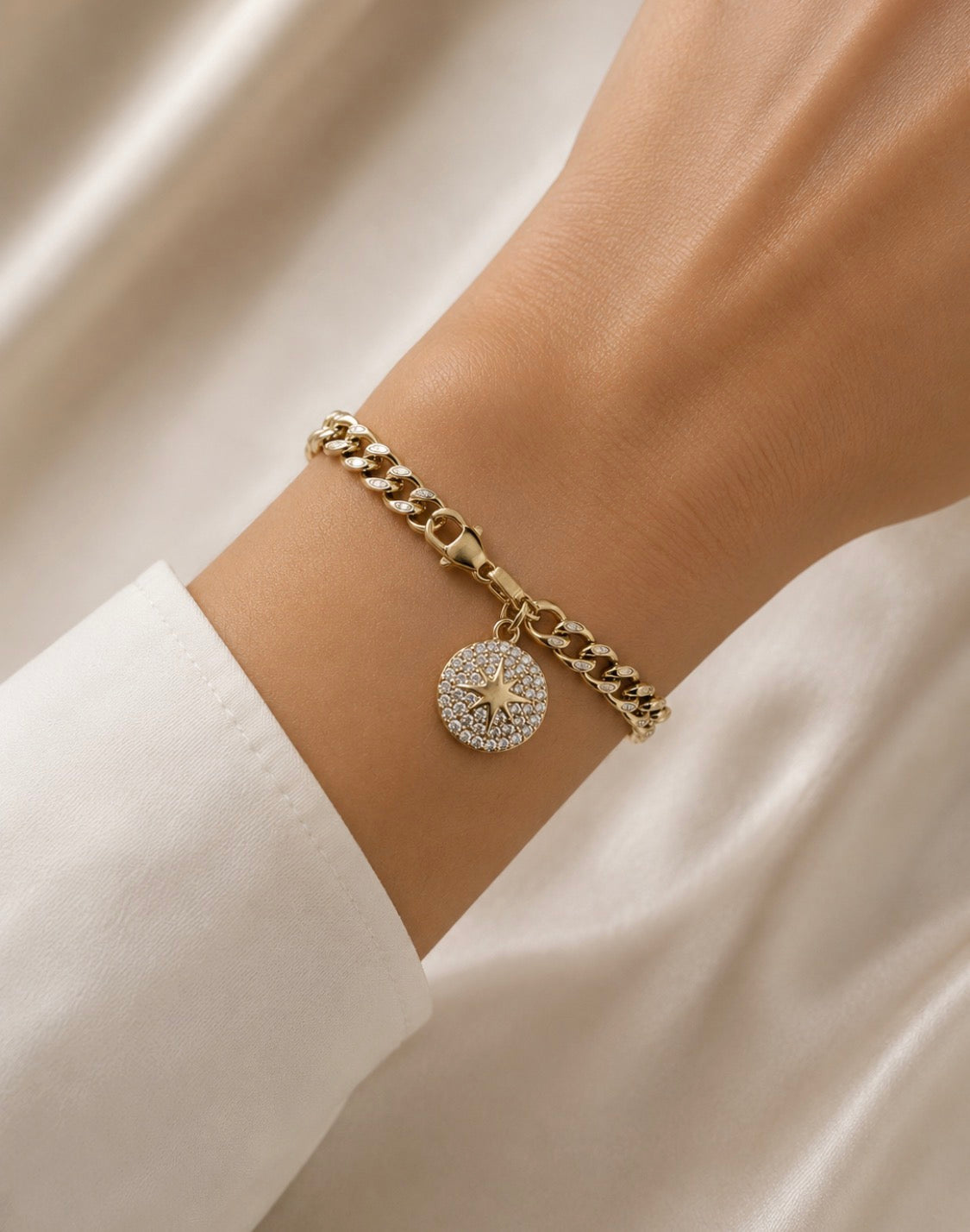 North Star Charm Chain bracelet