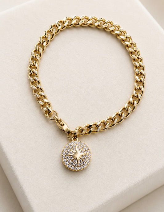 North Star Charm Chain bracelet