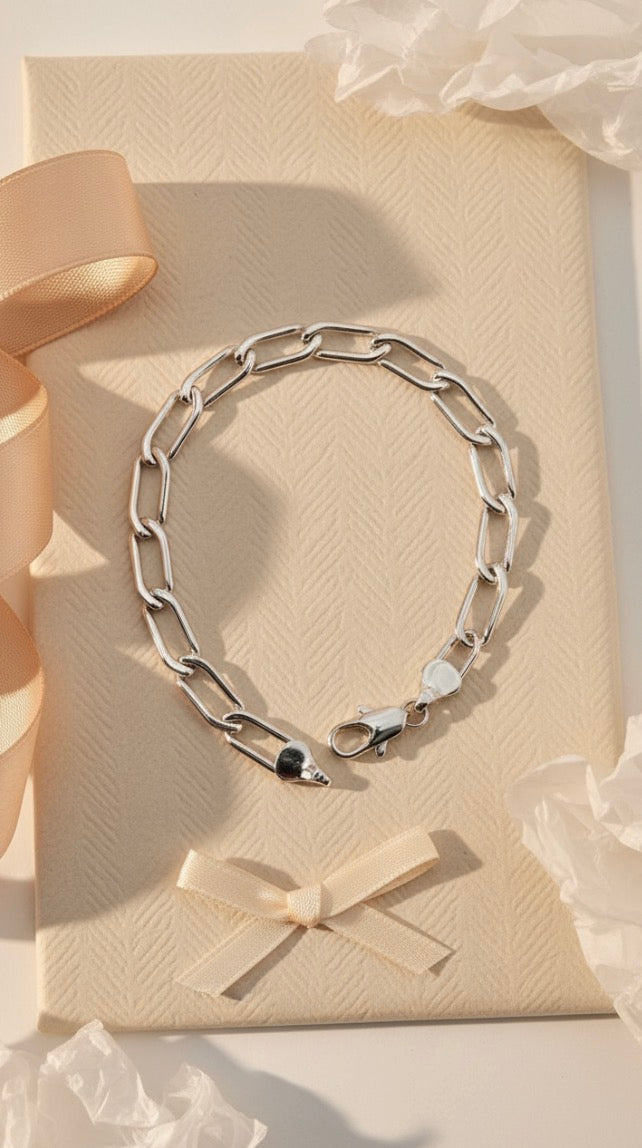 Paperclip Chain Bracelet