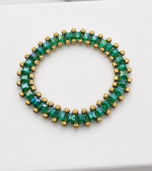 Green Stretch Bracelet