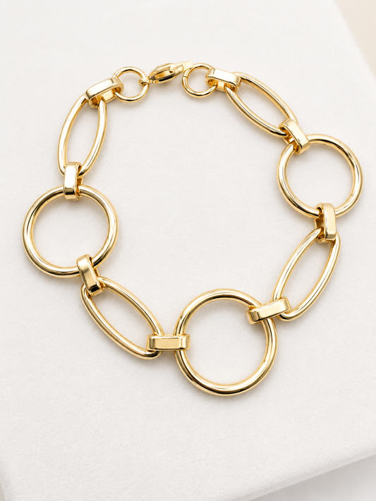 Modern Statement Link Bracelet