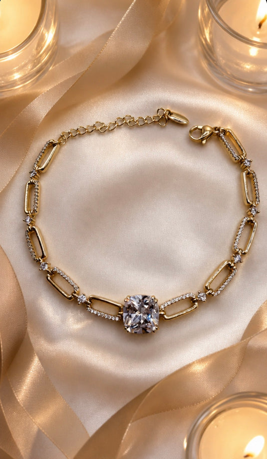 Radiant Solitaire Bracelet