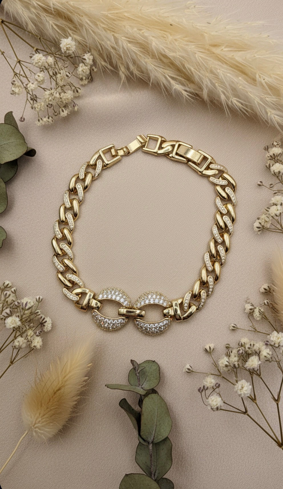 Zirconia Link Bracelet