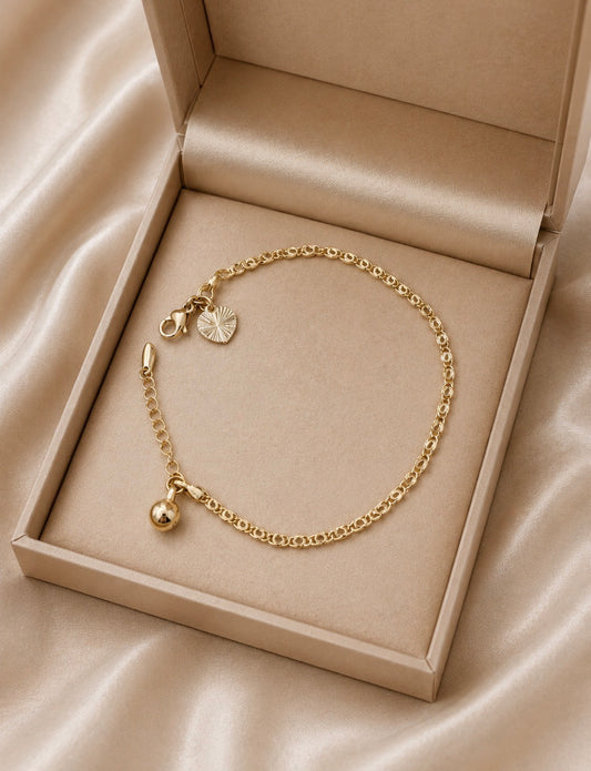 Delicate Heart Charm Bracelet