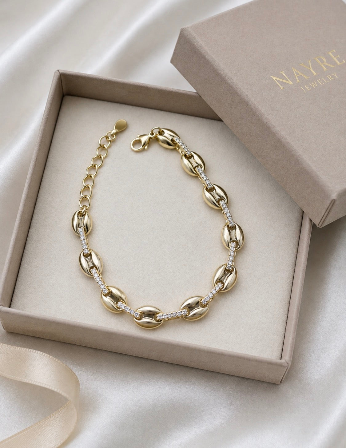 Geometric Link Bracelet
